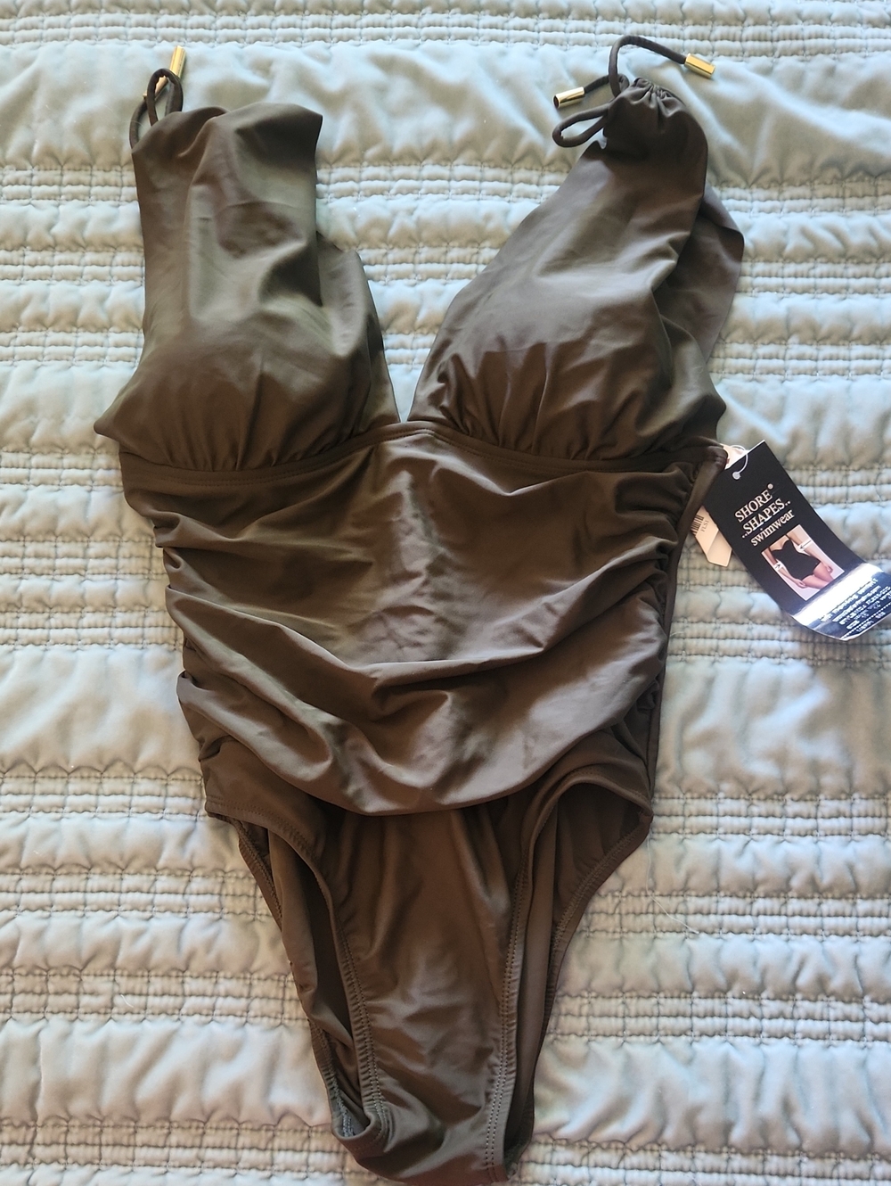 Women's Olive One-Piece Swimsuit